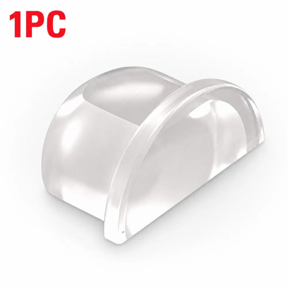 Transparent Silicone Door Stopper Self Adhesive Wall Protector Rubber Bumper Pad Model 01 For Doors Cabinets Furniture