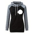 Womens Maternity Nursing Hoodie Sweatshirt Hoodies Long Sleeve Breastfeeding Pregnancy Top Kangaroo Pocket Clothes
