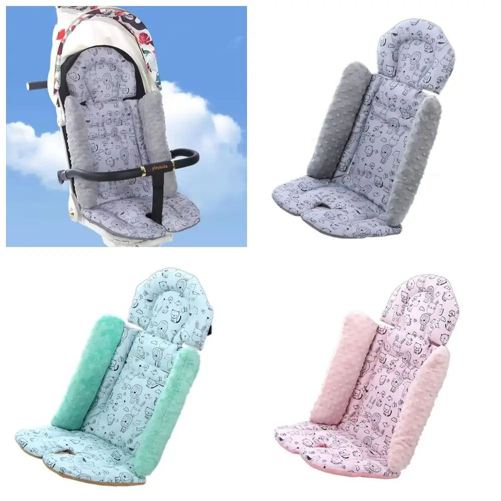 Cartoon Pattern Baby Stroller Cushion Baby Seat Cushion Stroller Accessories Pushchair Car Mat Car Seat Pram Cushion