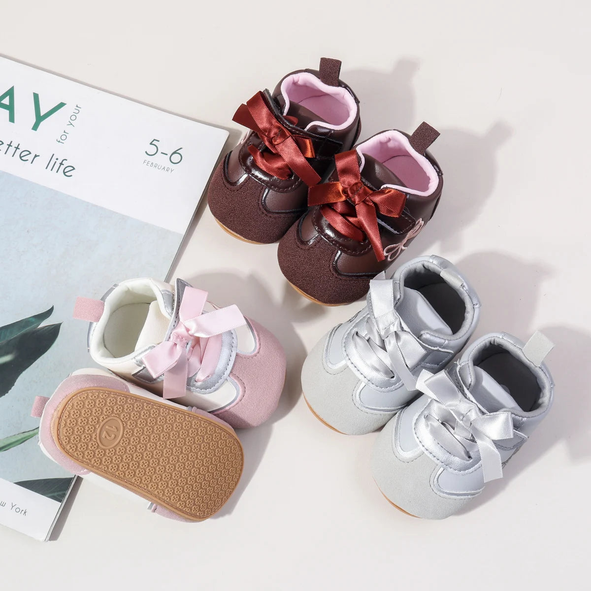 Baby shoes Spring and Summer 2025 Boys&Girls' toddler shoes for children aged 0-1 years Soft sole Pre-walking shoes for infants