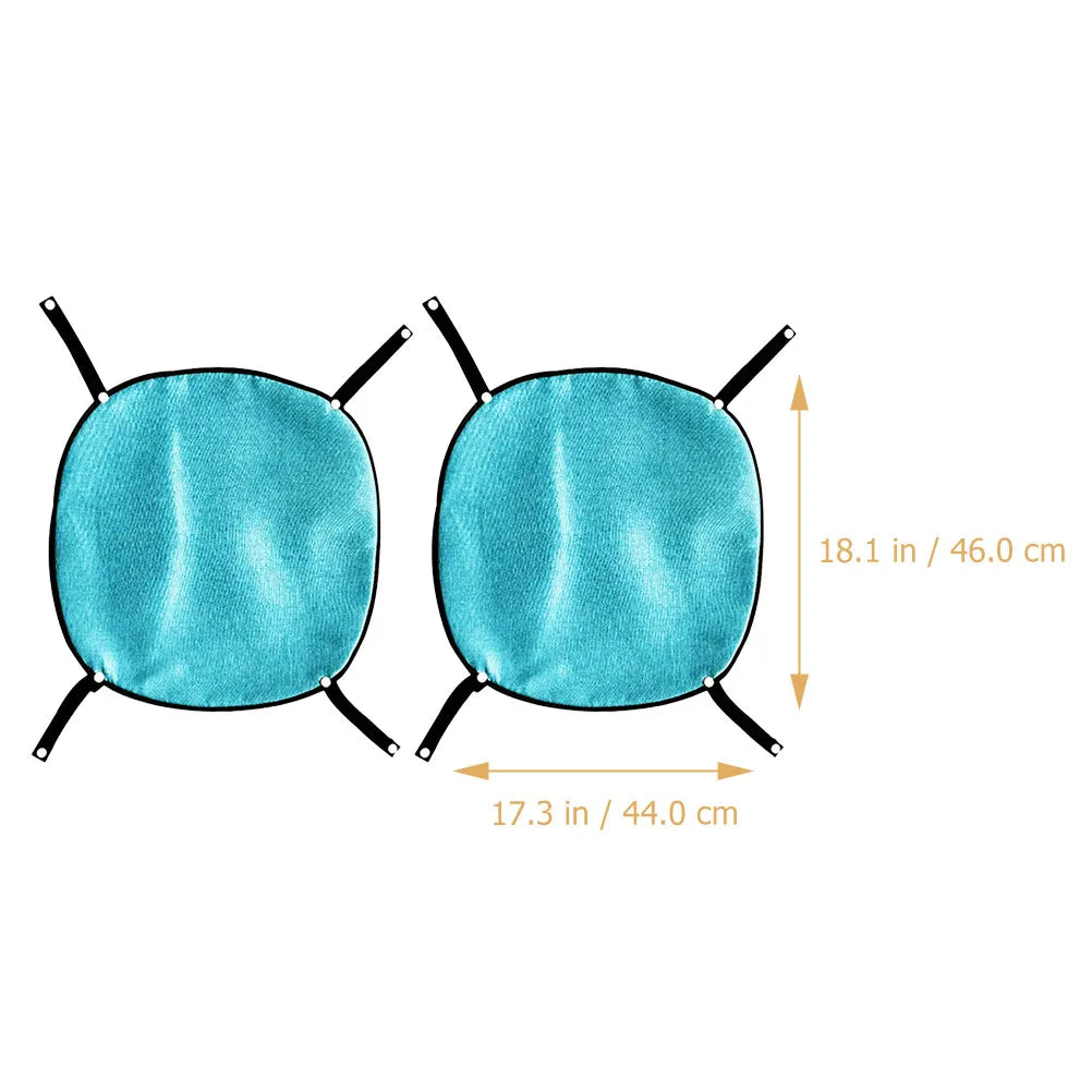 2pcs Baby Walker Foot Rest Universal Foot Pad Soft Fabric Support For Newborn Toddler Comfortable Sitting Sleeping Walker