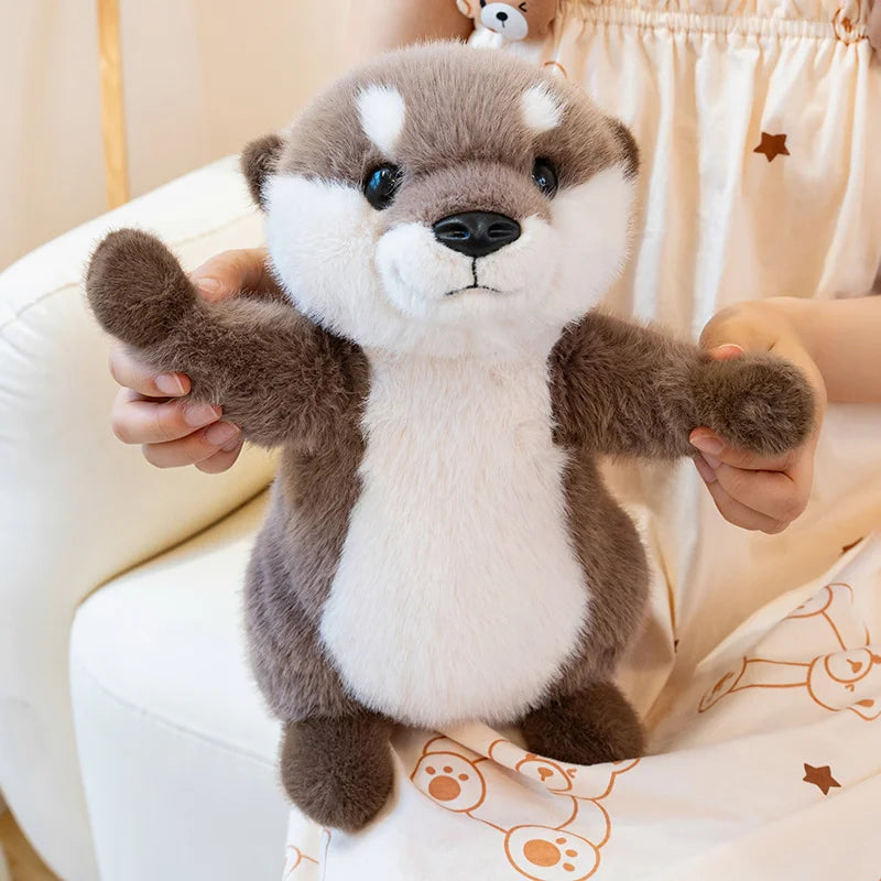 25/35cm Otter Plush Toy Arm with Magnetic Force Cute Stuffed Soft Animal Doll Arm for Birthday Gift And Decor