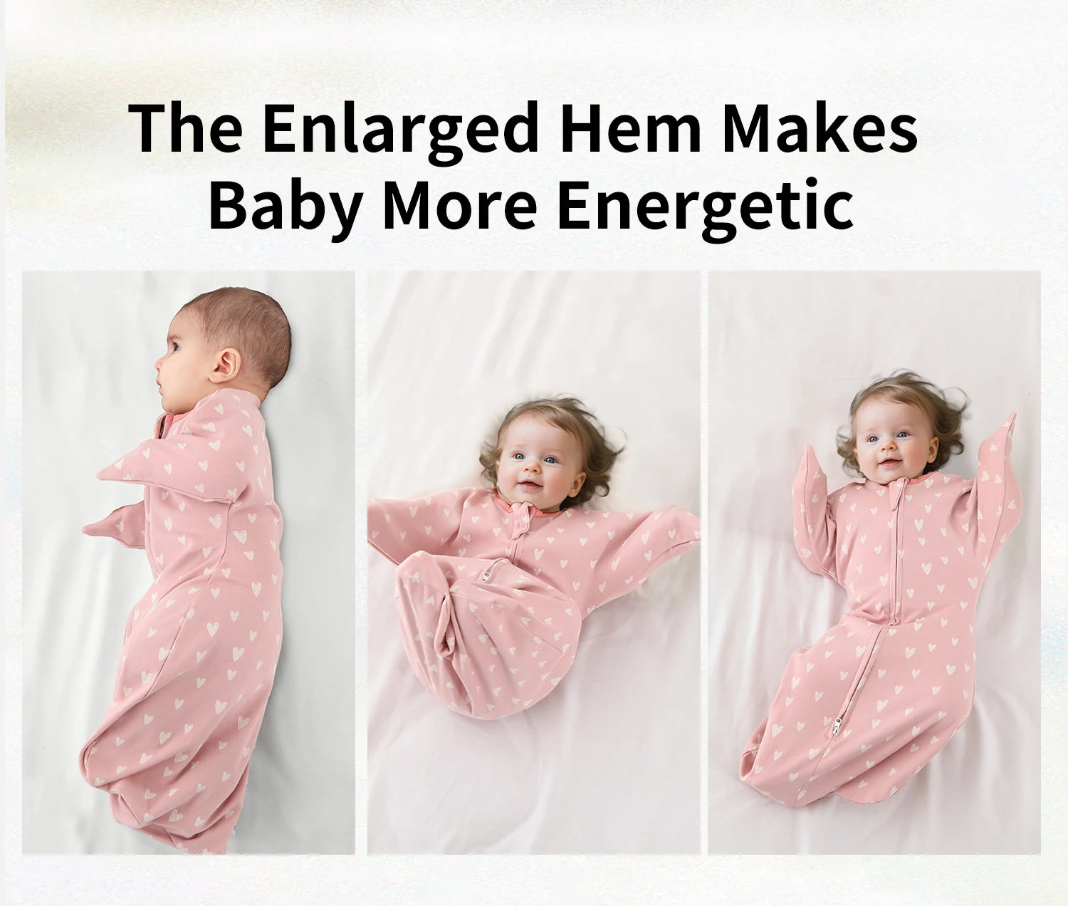 INSULAR Infant Hugging Blanket Comfortable Baby Soft Sleeping Bag Surrender Type Newborn Sleep Sack Anti-startle All Cotton 0-1Y