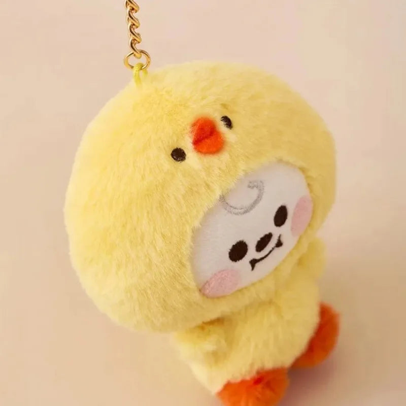 BT-21 KPOP Korean Popular Fashion Zoo series.doll keychain Plush Pendant Bag Hanging Gift Plush toys.ARMY Fan collection gifts
