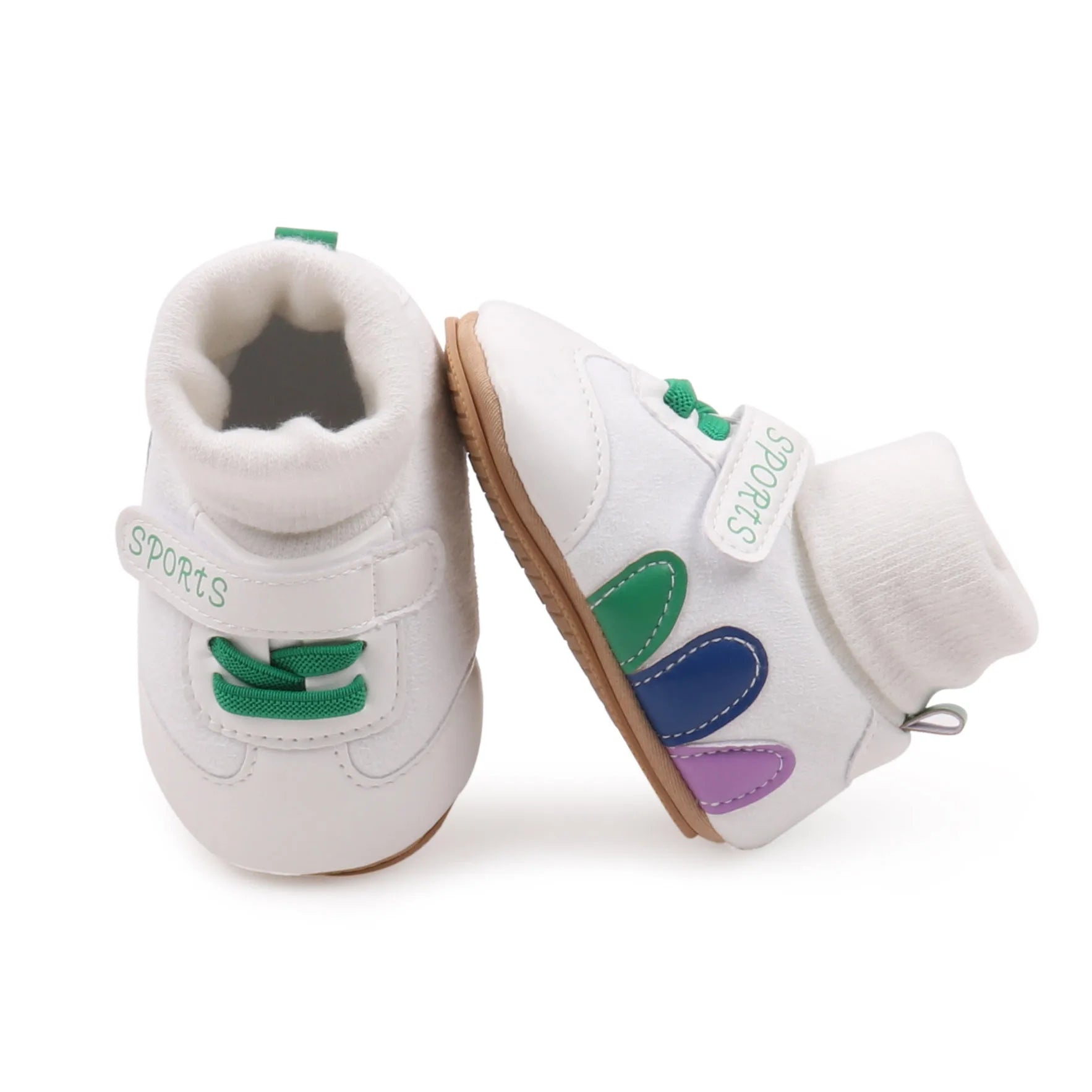 Baby Sock Shos Autumn and Winter Baby Girls Boys Ankle-covered Style 0-1 Year Old Anti Slip Fashion Design Newborn Infant Shoes