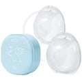 NCVI Hands Free Wearable Breast Pump, Combined with Strong Motor and Wearable Cups, 4 Modes 9 Levels, 21/24/28mm, Low Noise