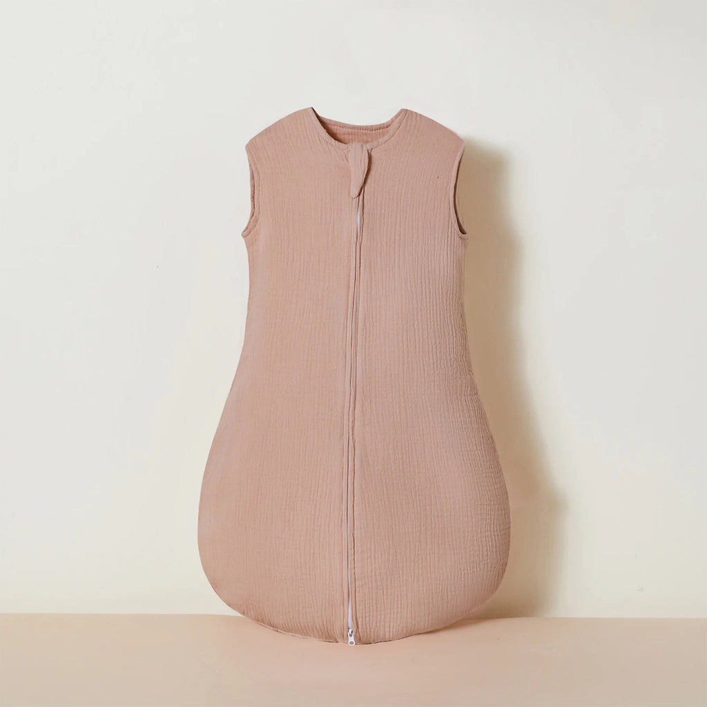 Baby Sleeping Bag Newborn Swaddle Sleeveless Sleep Sack Summer Thin Premium Muslin Cotton Soft 2-Ways Zipper Easy Diaper Changes