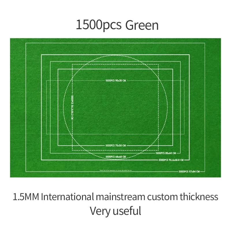 Professional Puzzle Roll Mat Blanket Felt Mat For Up To 1500 2000 3000 Piece Puzzles Portable Travel Storage Bag