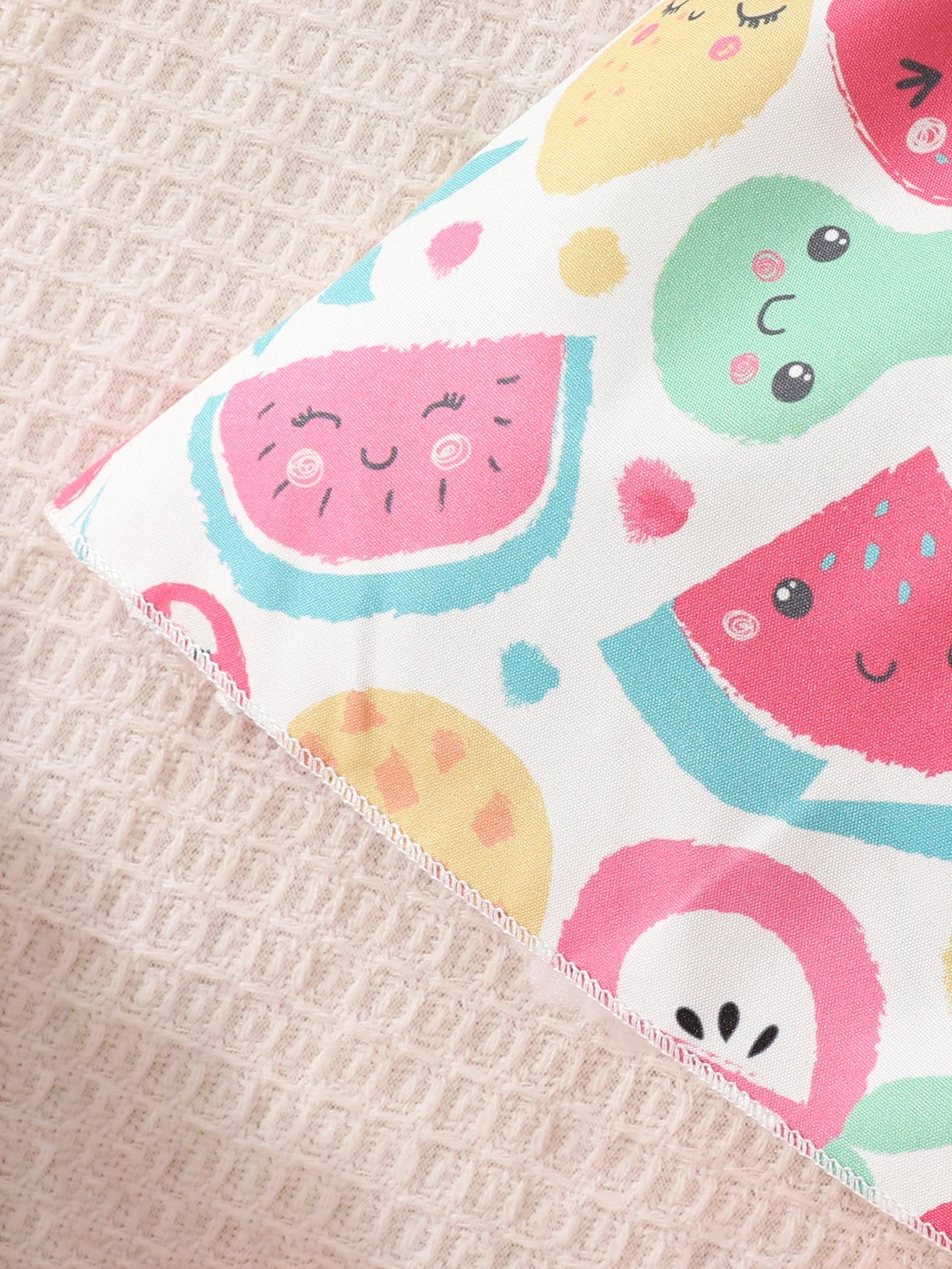 Baby girl Summer Dress Colorful Fruit Pattern Casual Dress+Hat 2Pcs/set suitable for Cute Female Babies aged 0-24 Months