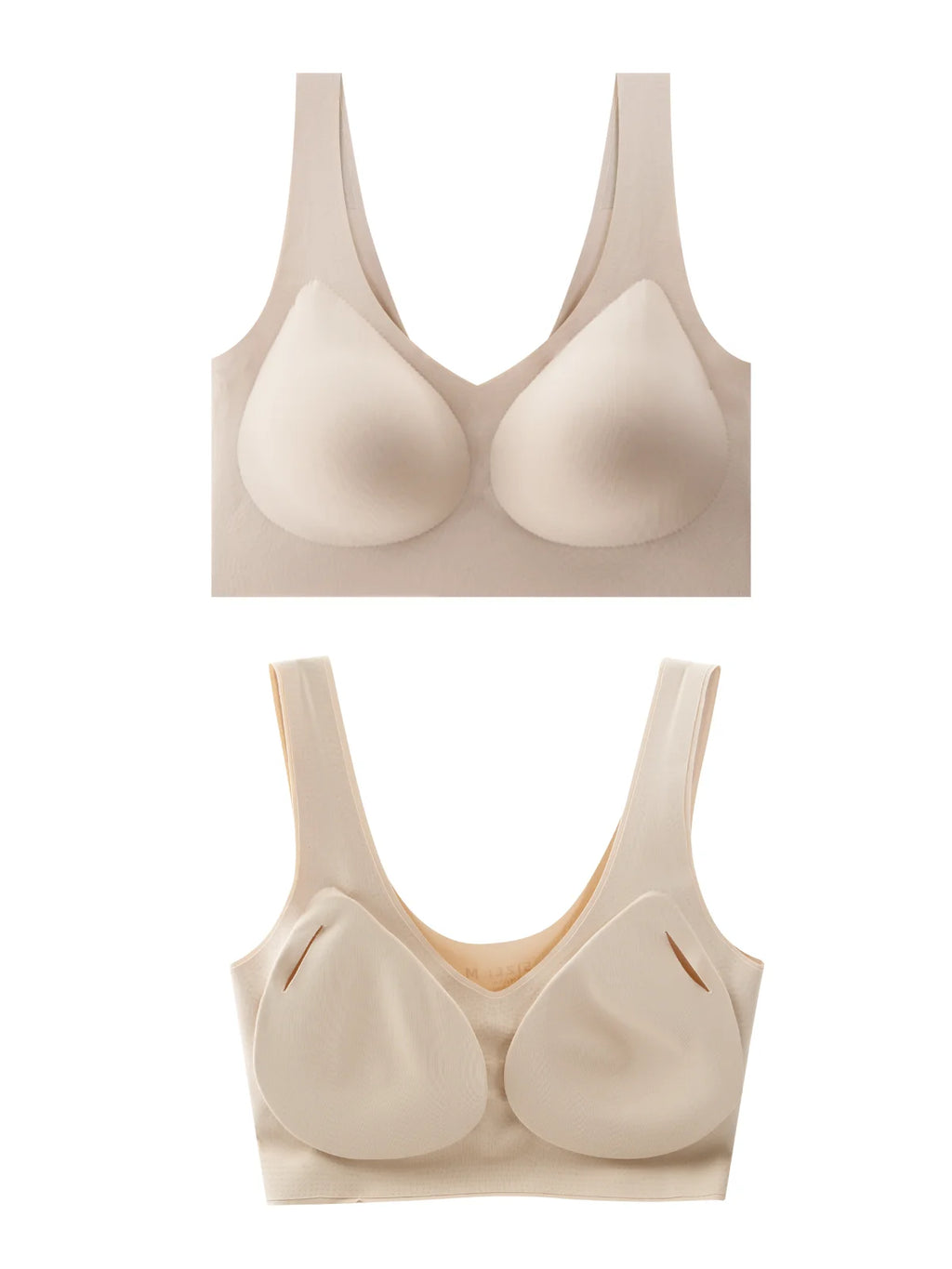 Pre Pregnancy Seamless Women'S Push Up Bra, Sleep Sports Bra, Ultra-Thin No Steel Ring, Comfortable And Sexy Bra