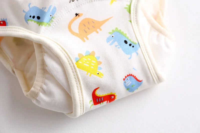 Cotton Baby Training Pant Reusable Gauze Diaper Waterproof Cloth Diaper Baby Study Pants Washable Nappies Diapering