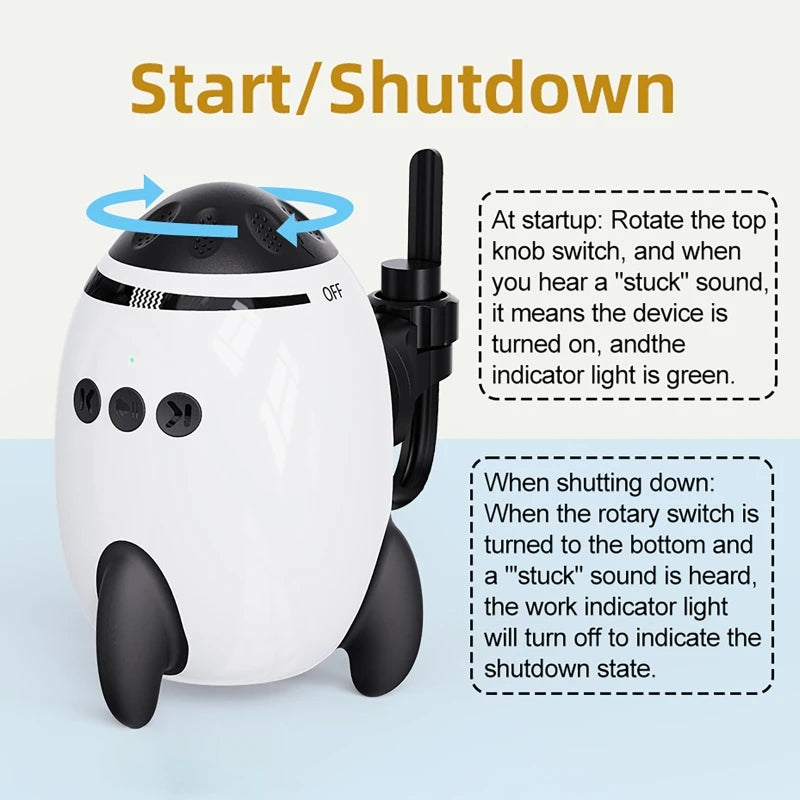 Baby Stroller Rocker Sound Machine Portable White Noise Sleep Aid Vibrating For Baby Soothing Natural Sounds Bluetooth Speaker