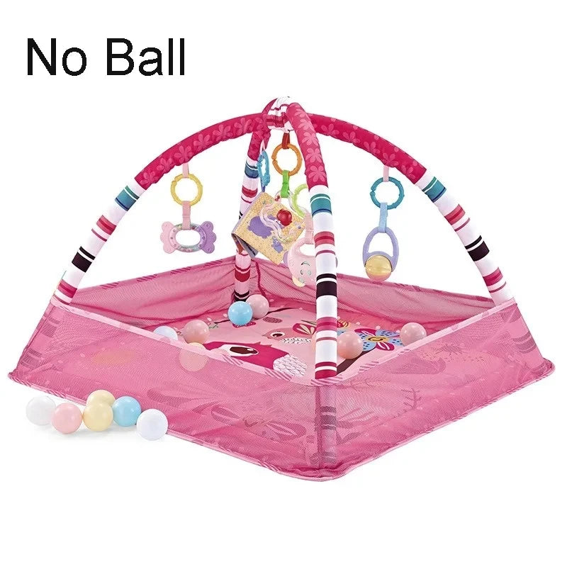 Multifunctional Baby Fitness Frame Play Gym And Mat For Newborns Baby Toys And Crawling Blanket