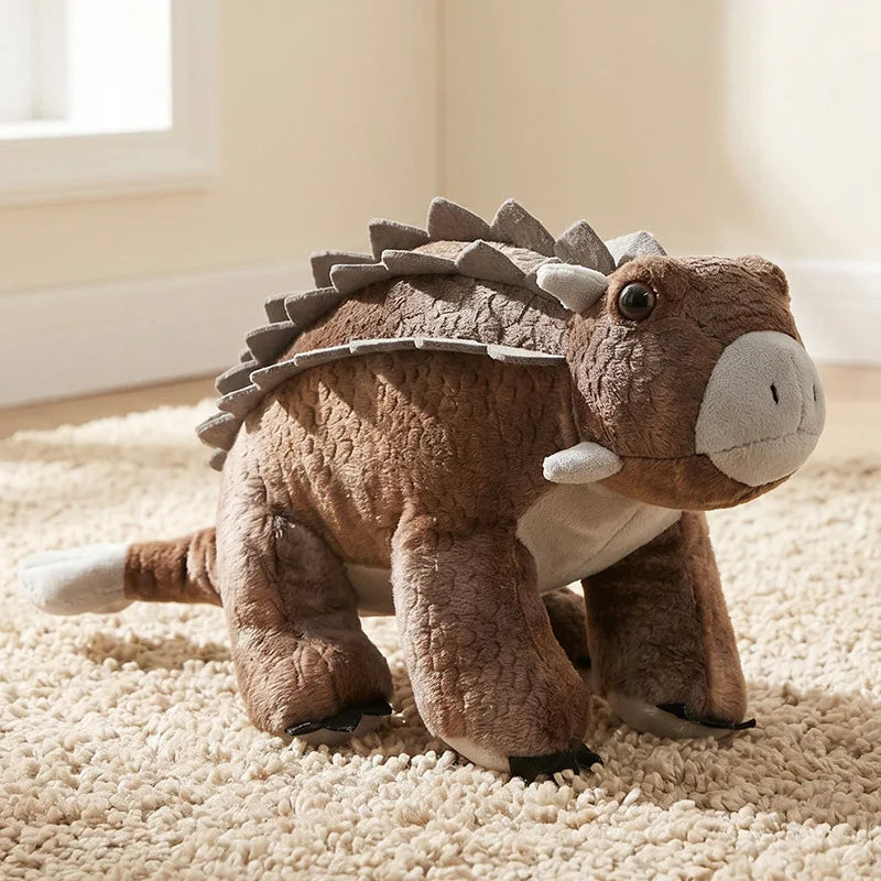 xlmodel 25cm Dinosaur Plush Toy Lifelike Triceratops Ankylosaurus Stegosaurus T Rex Pterosaur Dragon Doll