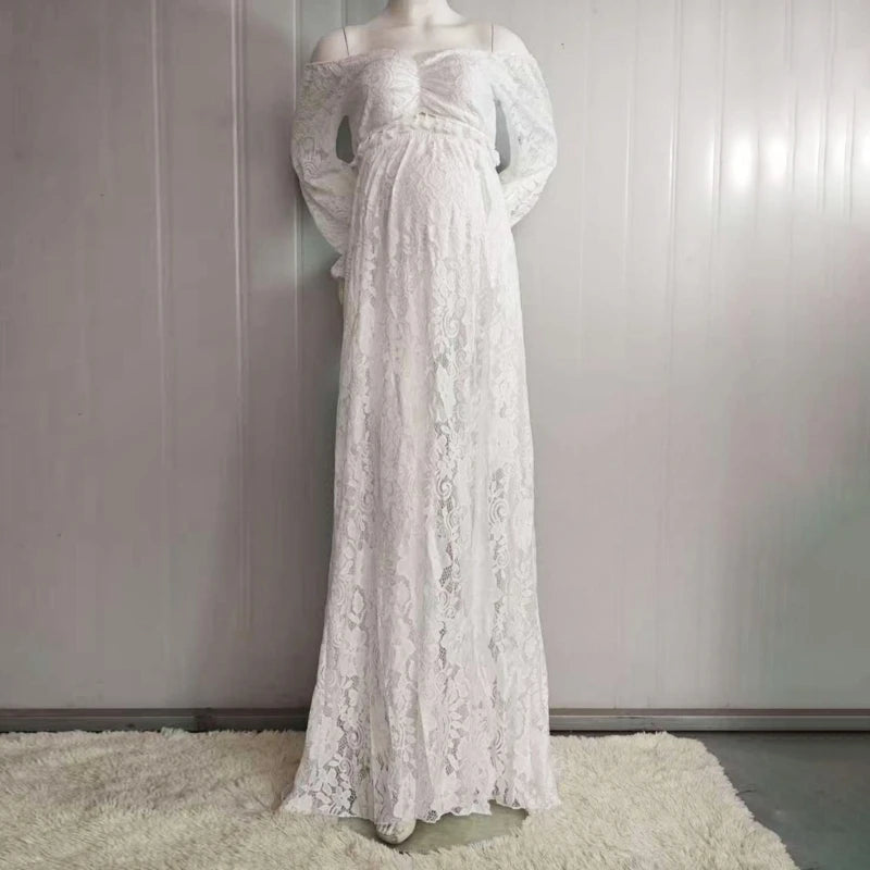 Maternity Photoshoot Dress Set for Pregnant Women