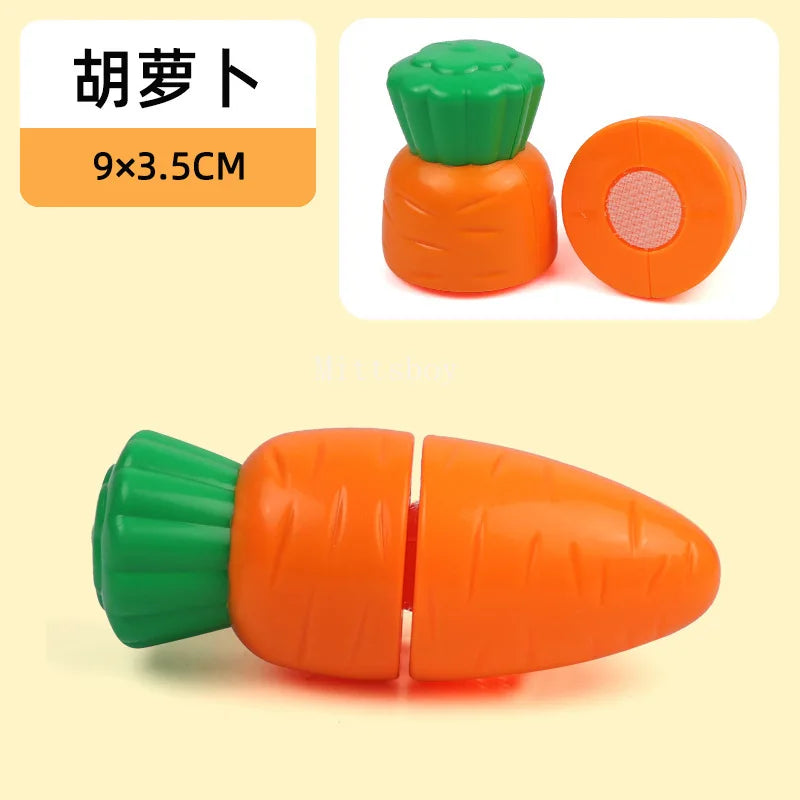 Chechele Montessori Simulation Toy 1 Piece Play House Vegetable Biscuit Bread Baking Educational Toy