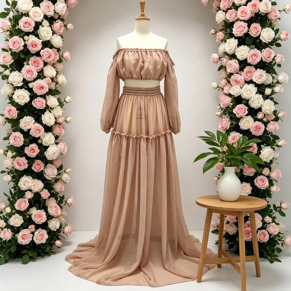 Boho Maternity Dress