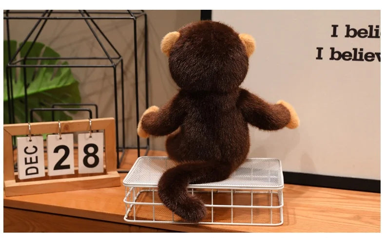 Hot Cartoon Gorilla Plush Toy Chimpanzees Monkey Soft Stuffed Doll Backpack Car Bag Room Decor Kid Gift