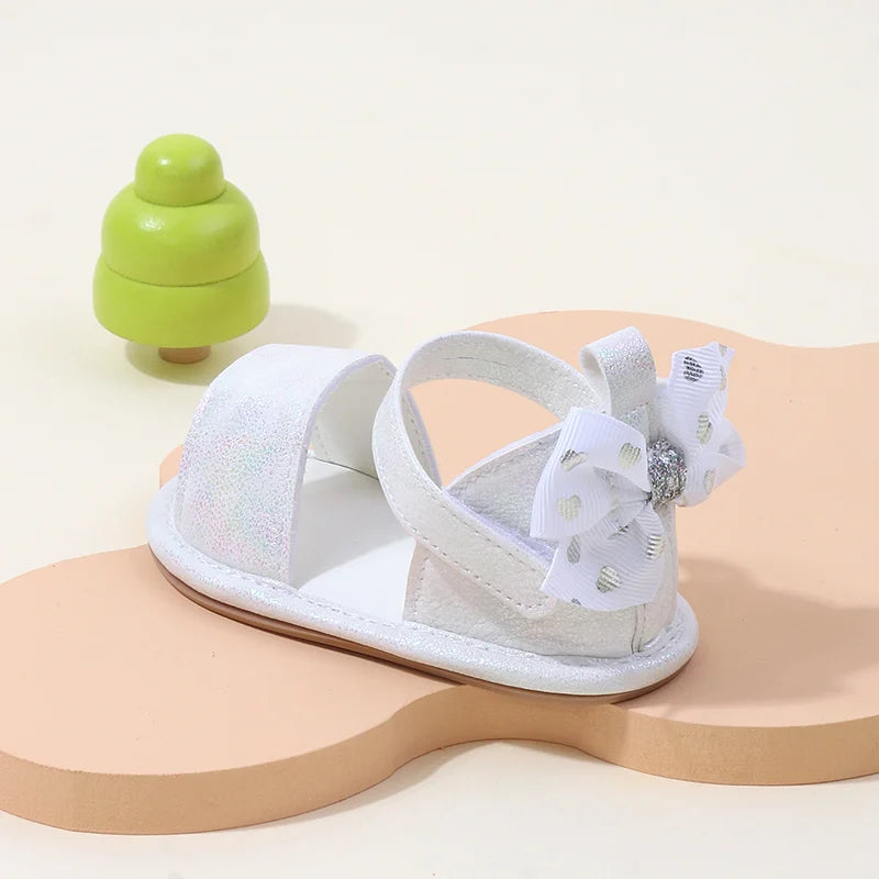 Baby Sandal  Summer New Design Soft PU Beautiful Butterfly Bow High Quality Anti-slip Sole Casual Style New Fashion BJZ3231