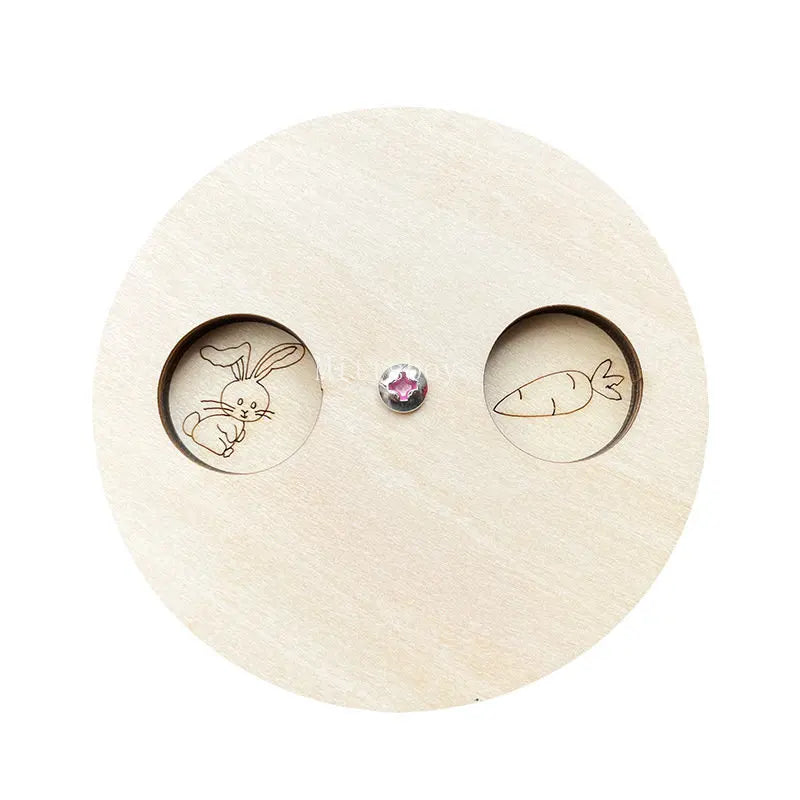 Baby Montessori Wooden Busy Board Educational Toy For Children Guinea Pig Dinosaur Clock Pattern GP01