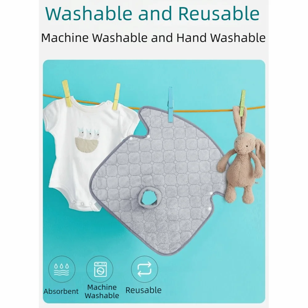 Water-absorbing Baby Carseat Mat Waterproof Foldable Stroller Seat Cushion Skin-friendly Non-slip Baby Seat Pad Changing Mat