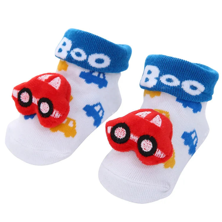 Baby Socks Girls Boys Newborn Accessories Cartoon Animals Kids Gift Clothes Children Infant Toddlers Stuff Anti Slip Toy Clothes