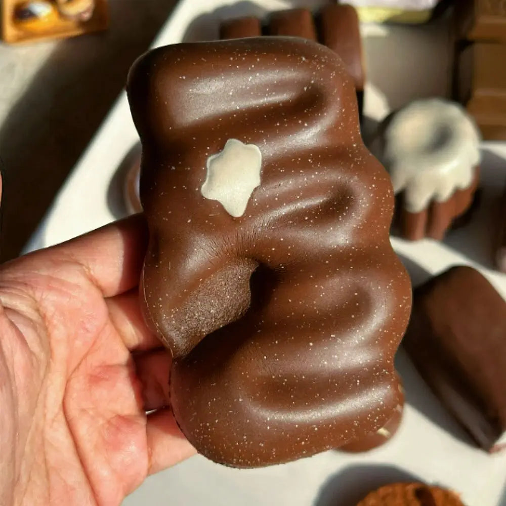 Squishy Chocolate Slow Rising Stress Relief Toy Simulated Fake Food Kawaii Cute Gift For Adult Decompression Squeeze Toy