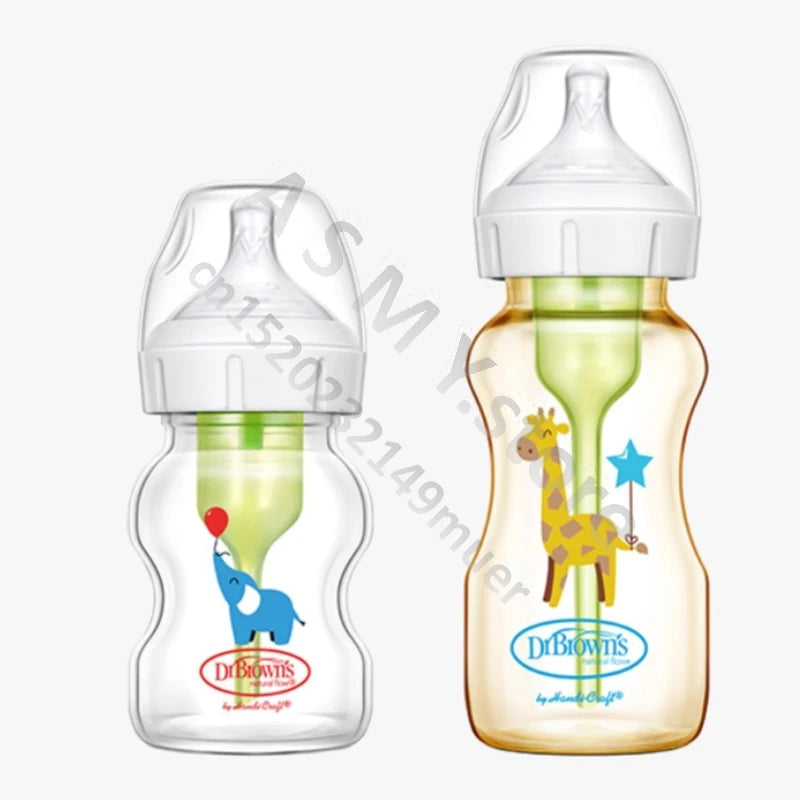 NEW Dr. Brown's glass bottle drbrowns newborn glass bottle baby PPSU bottle anti-flatulence