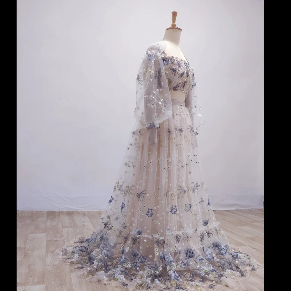 Maternity Photoshoot Dress Off Shoulder