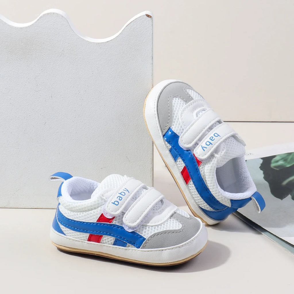 New Fashionable Design Spring And Autumn Baby Unisex Pre-walking Indoor Outdoor Toddler Shoes With Comfortable And Soft Sole
