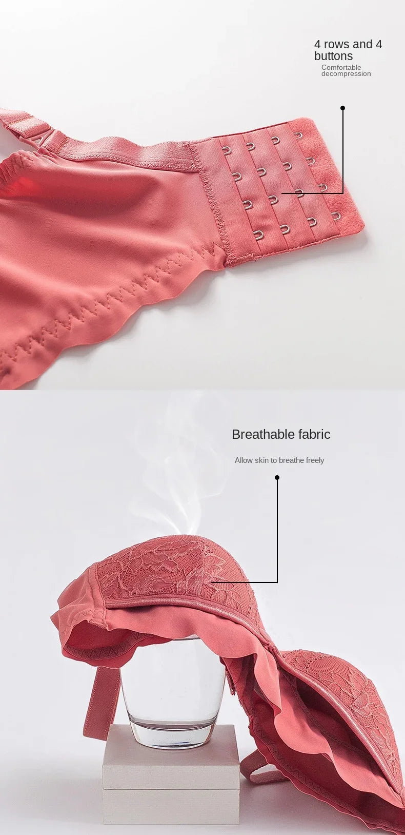 2026 New Maternity Underwear Breastfeeding Gathered Anti-Sagging Pregnancy Pure Cotton Thin Bra Maternity Nursing Lace Bras
