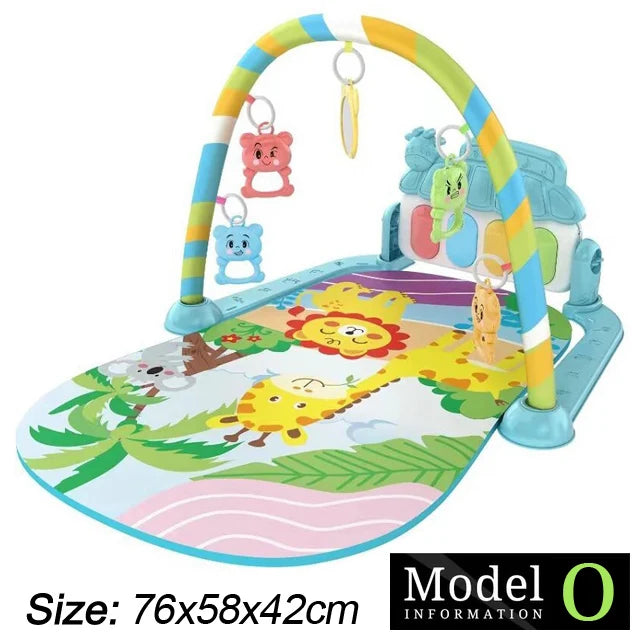 JGL Kick and Play Piano Tummy Time Mat Baby Activity Gym for Newborns 0-36 Months