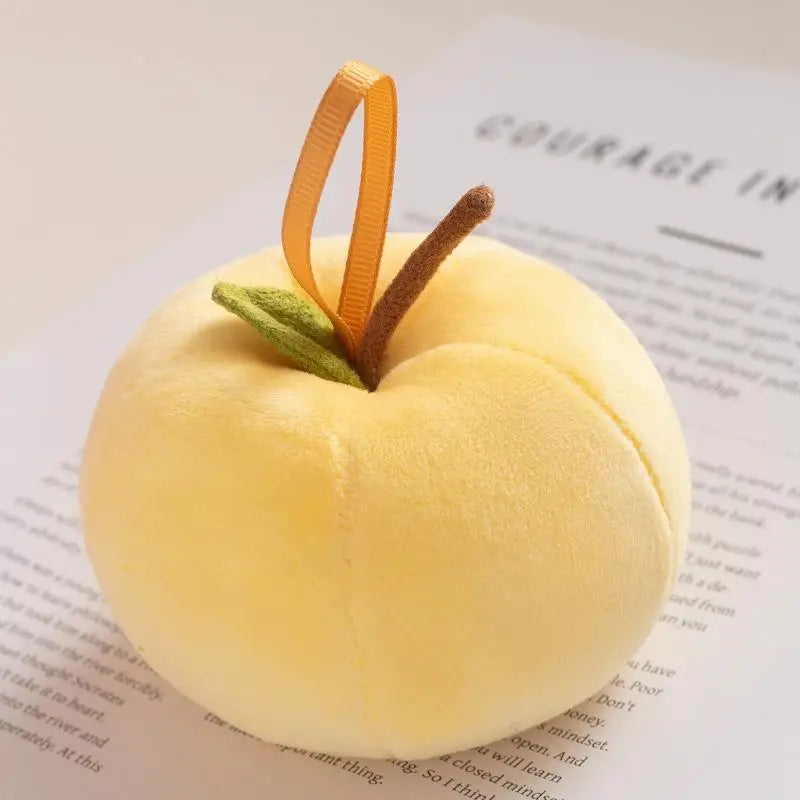 Delicate Cute Mini Apple Plush Toys Stuffed Colorful Lifelike Apple Pretty Hanging Fruit Toys Lovely Christmas Tree Decor
