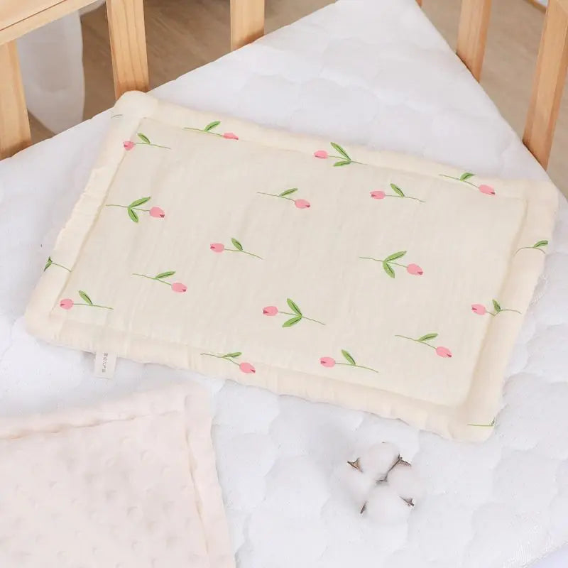 Napping for Newborn Sweat Absorption Breathable Cotton Baby Universal Pillow NPN001
