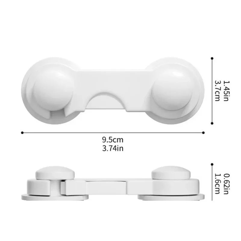 2-6Pcs Security Protection Lock Home Baby Safety Multifunction Drawer Lock Child Protect Toilet Refrigerator Lock Door Buckle