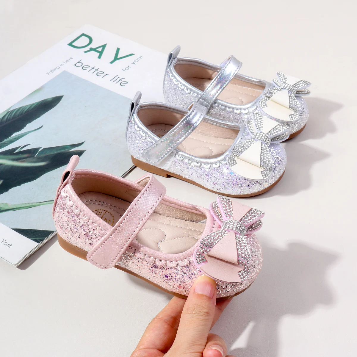 2025 Summer And Autumn Baby Girls First Walking Toddler Shoes Fashion Sequins Baby Girl Sandals For 0-3Y Kids Princess Shoes