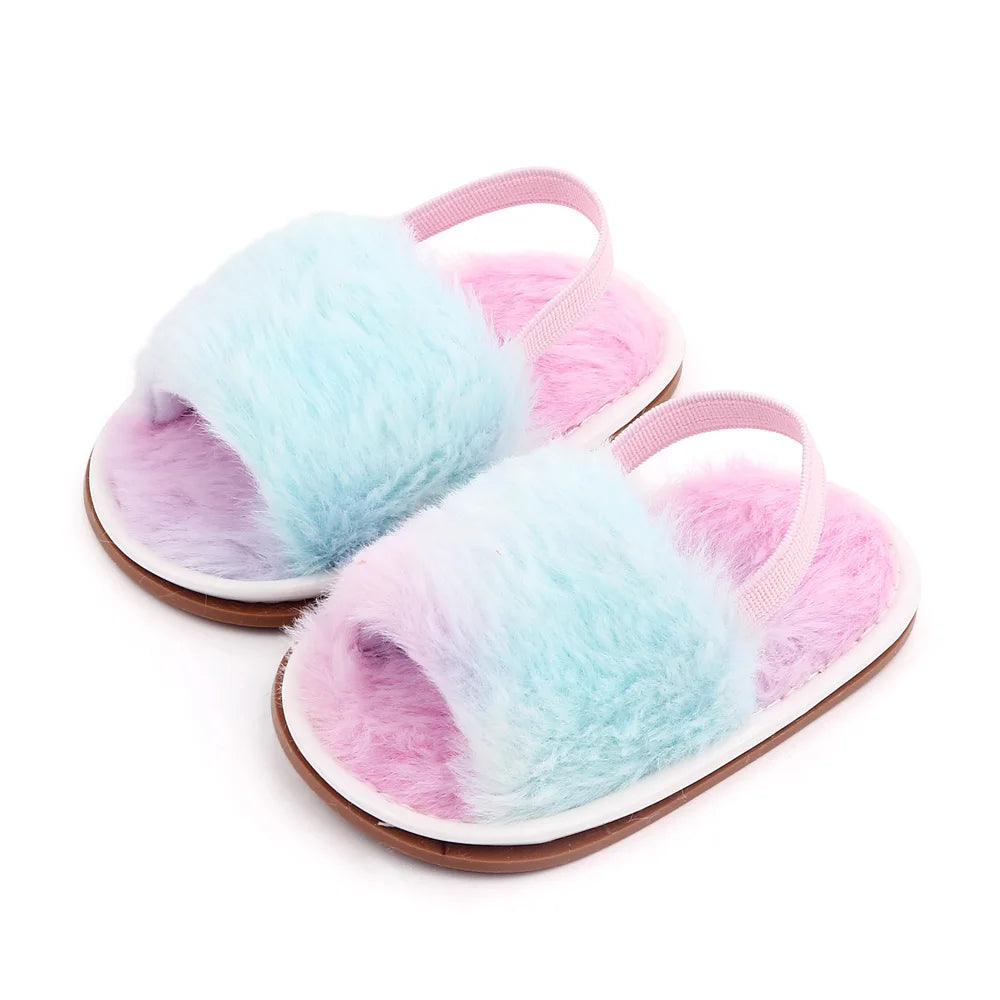 Baby Winter Soft Slipper For 0 To 18 Months Non Slip Plush Warm Shoes For Boys And Girls Model 2024