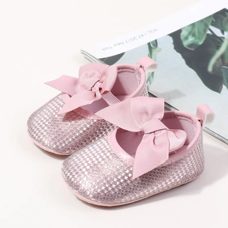 2025 Hot Selling Baby Girls Princess First Walking Indoor Outdoor Toddler Shoes Fully Paved with Diamonds Design For 0-18M
