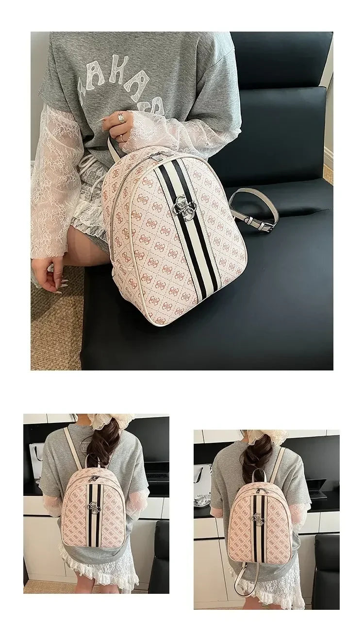 Elegant Leather Vintage Diaper Bag: Luxury Crossbody Handbag For Women With Designer Letter Logo And Large Tote Capacity