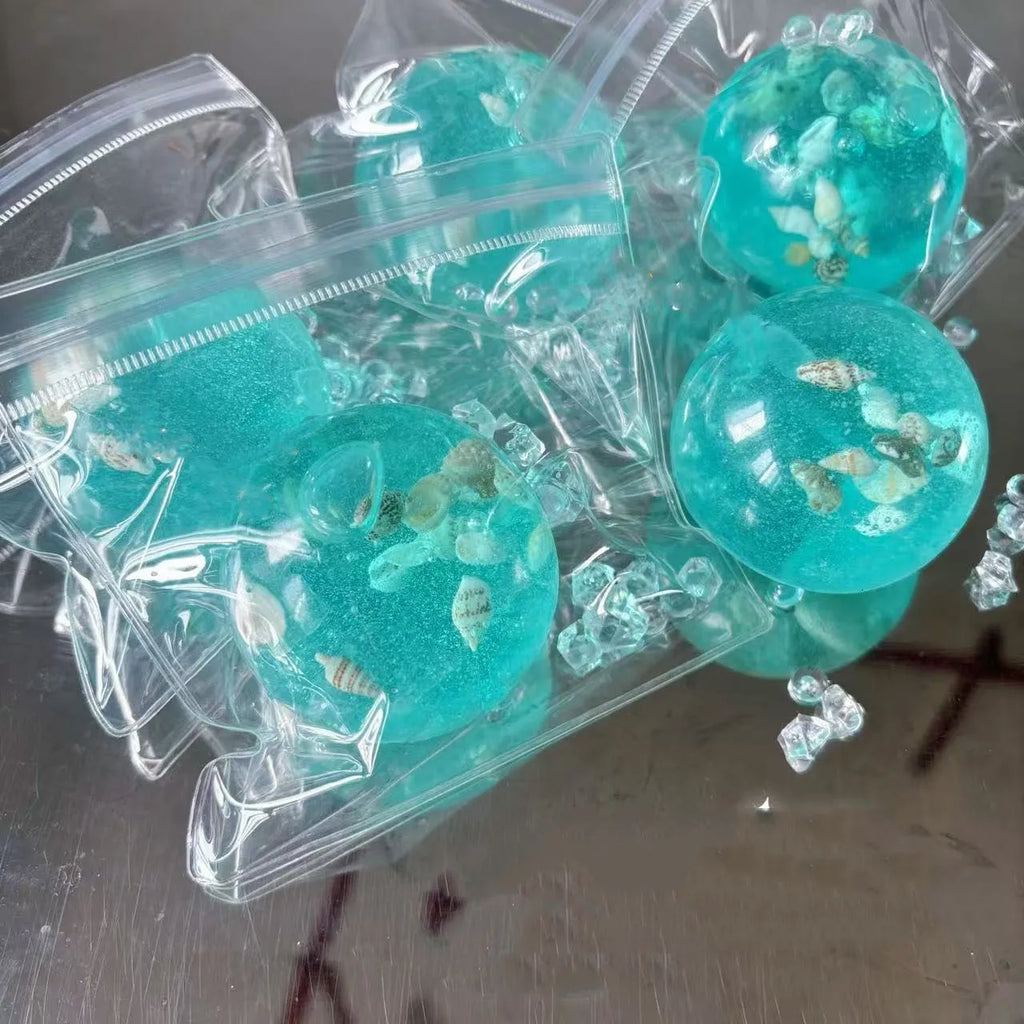 Adult Squishy Ocean Stress Balls Autism Sensory Toys for Stress And Anxiety Relief Maltose Water Ball Fidget Toys Bulk Gift