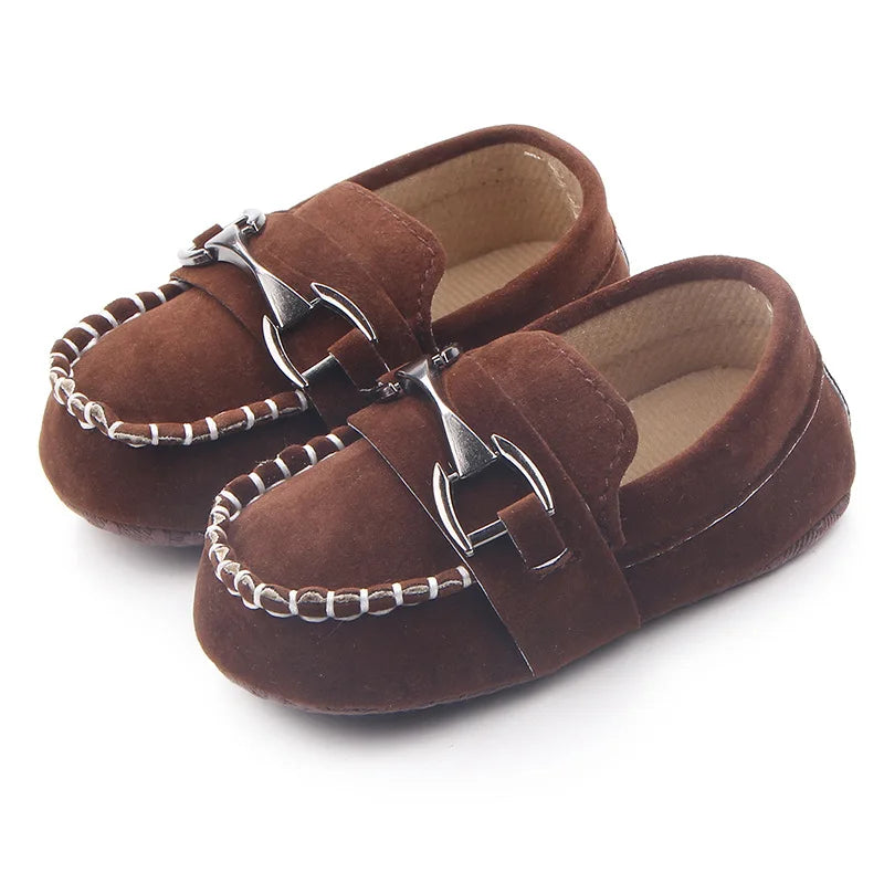 Baby Shoes Non Slip Soft Sole Prewalker Moccasins For Infants And Toddlers Model Prewalker