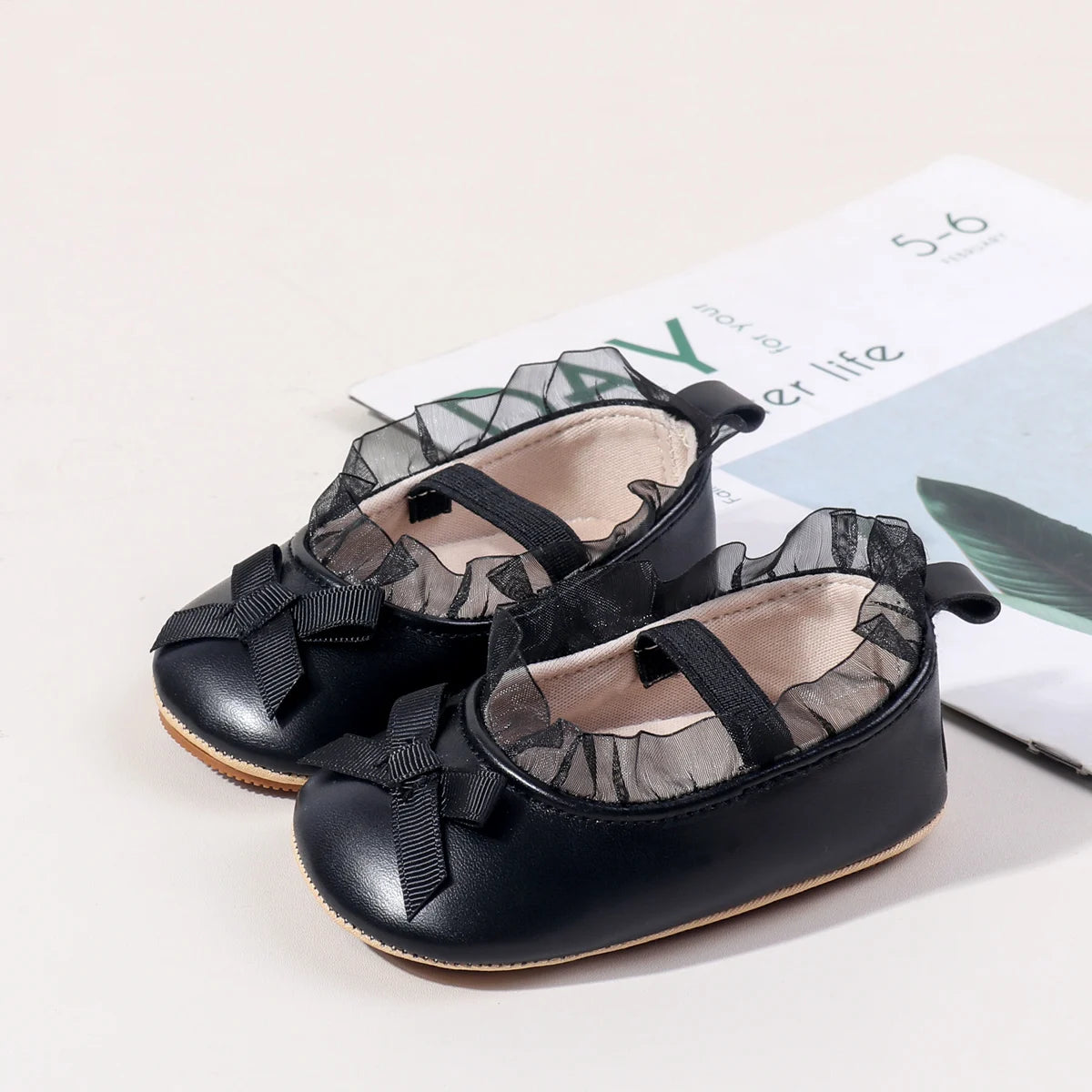 Little Girl Shoe 2025 Autumn New Style Best-selling Children's Sweet and Cute Princess Shoes for Ages 4-12 with Soft Soles