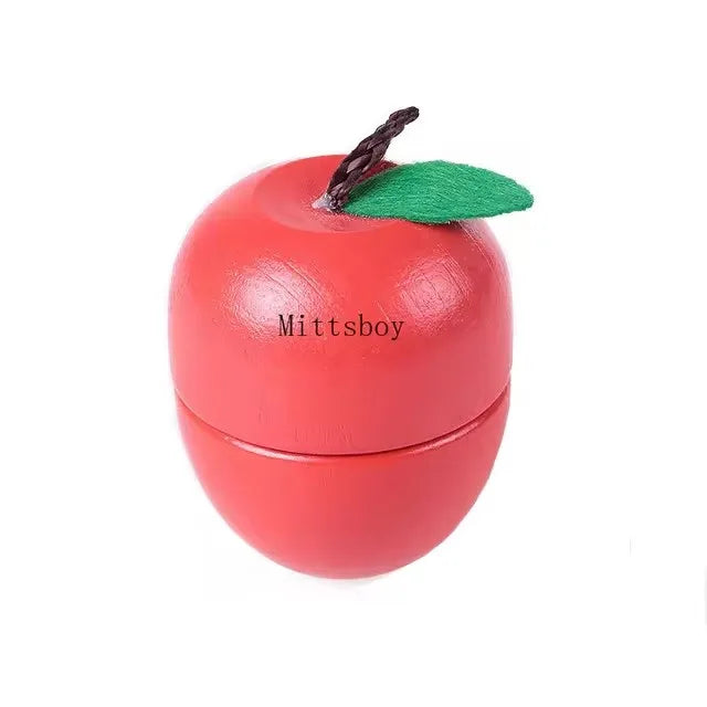 Sesele Magnetic Montessori Fruit Toy Set Model SFL01 Wooden Educational Toy With Lemon Grape Apple Durian