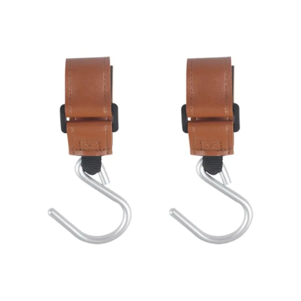 Cartoon S Shape Baby Stroller Hooks PU Solid Color Hanging Hook Stroller Accessories Cartoon Stroller Accessories Baby