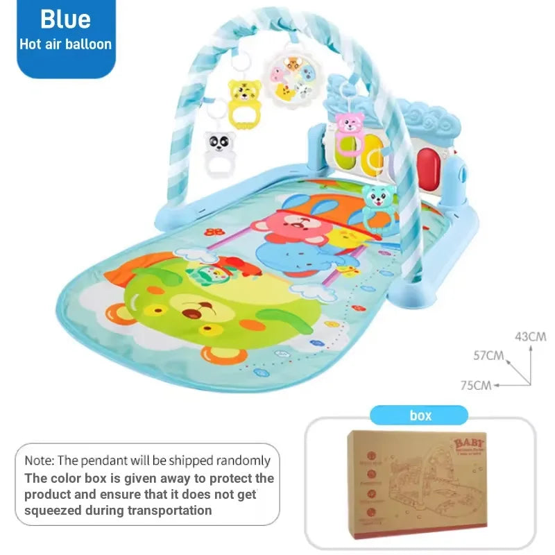 Baby Play Gym Piano Mat Newborns Toddlers 0-36 Months Crawling Musical Activity Toys Early Education Infant Sensory Development