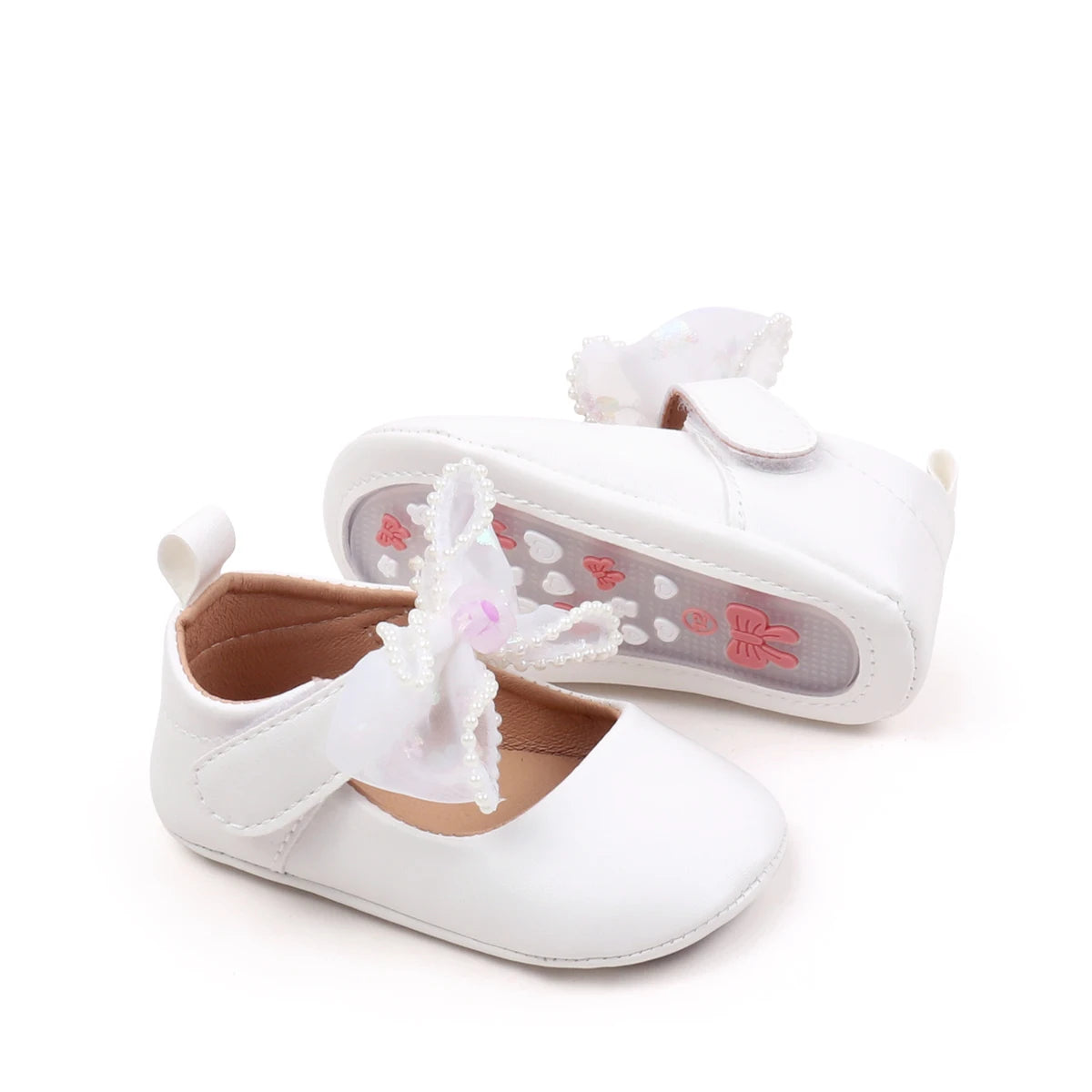 Spring Early Season New Style Rubber-Soled Anti-Slip Girls' Low-Top Toddler Shoes Stylish And Simple Front-Facing Shoes