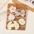 5Pcs/Set Cute Bowknot Hairbands Baby Headband Girls Newborn Flower Boutique Headdress Handmade Hair Accessories