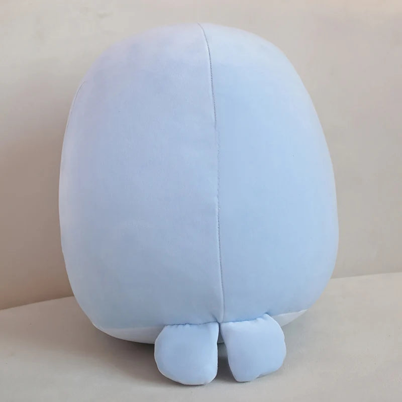New Adorbale Furry Plush Seal Plush Toy Stuffed Down Cotton Fat Round Animal Sea Lion Doll Sleep Pillow Cushion Kawaii Gifts