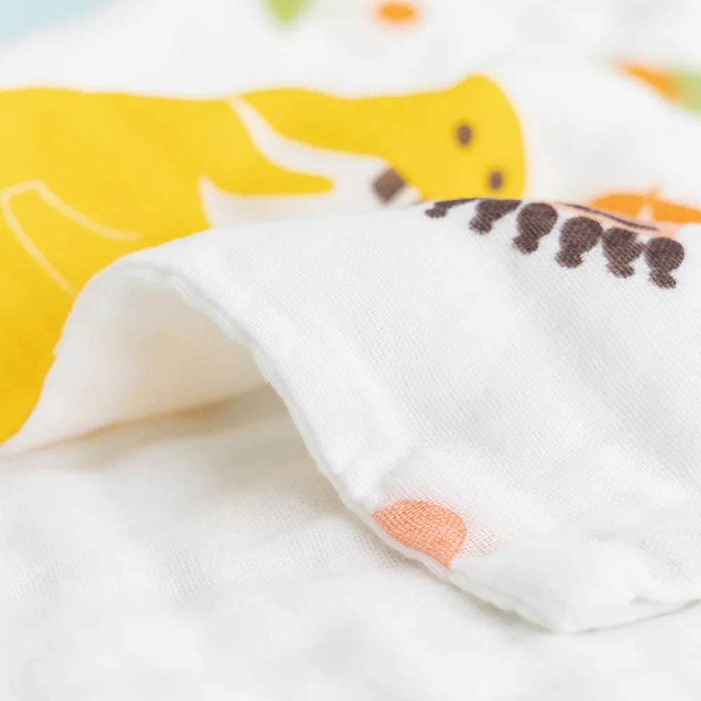 New Hot Premium Cotton Baby Towel 6 Layer High Density Washcloth Soft Face Towel for Newborn Kids Feeding Baby Accessories