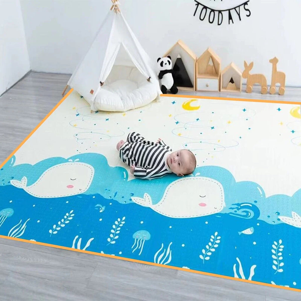 Double Sided Pattern Baby Activities Crawling Play Mats Non-toxic EPE Baby Activity Gym Room Mat Game Mat for Children's Mat Rug